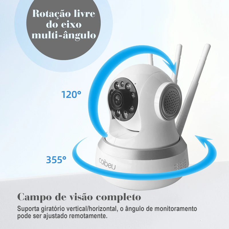 Câmera de Segurança Wi-Fi 360°